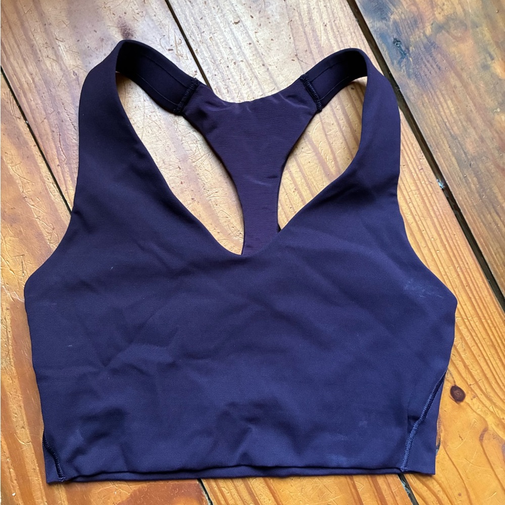 SPANX Core Sports Bra Womens Size X-Small Purple Active Yoga Workout Top